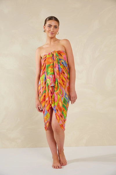 HAVEN Portofino Sarong - Spritz