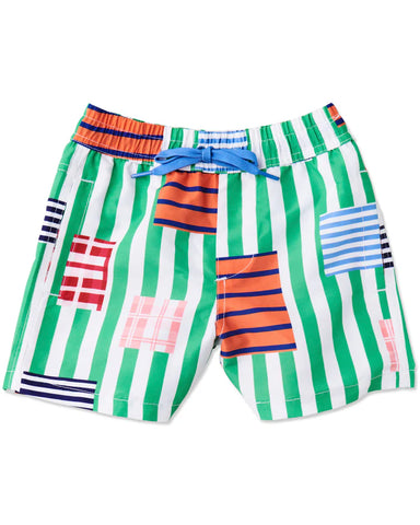 KIP & CO Stripe On Stripe Boardies