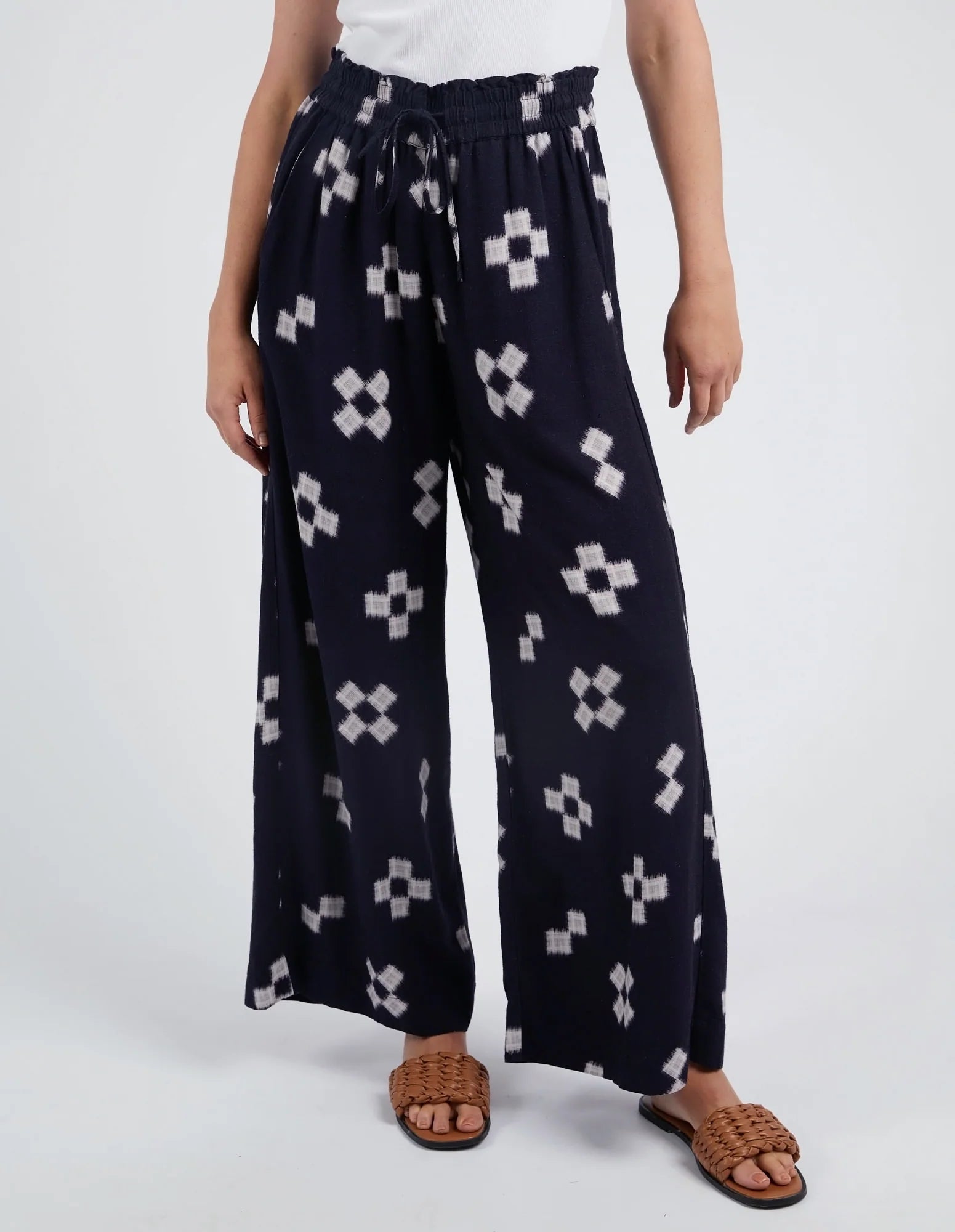 ELM Positano Pants - Navy Print