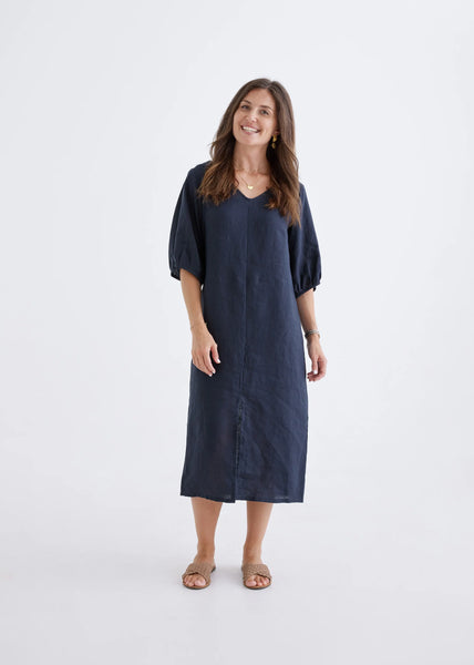 DEVINA LOUISE Elena Dress - Navy