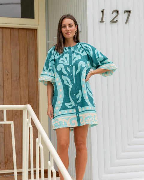 WALNUT Montego Dress - Moroccan Mosaic