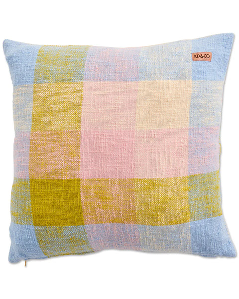 KIP & CO Corfu Tartan Woven Cushion