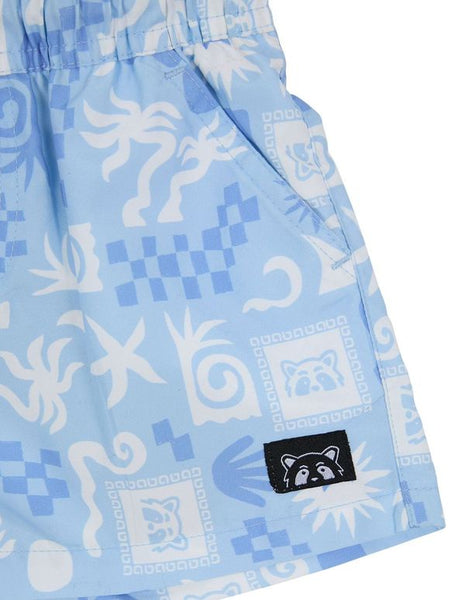 ANIMAL CRACKERS Sandy Days Short - Blue