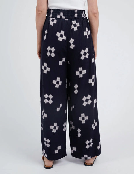 ELM Positano Pants - Navy Print