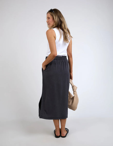 ELM Mila Utility Skirt - Washed Black