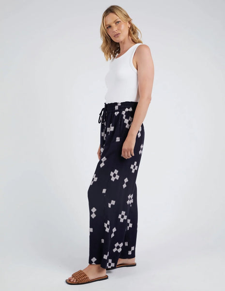 ELM Positano Pants - Navy Print