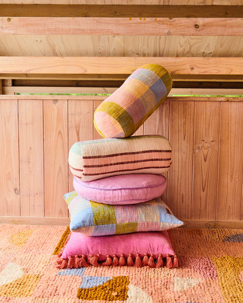 KIP & CO Corfu Tartan Woven Cushion