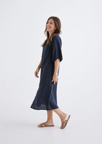 DEVINA LOUISE Elena Dress - Navy