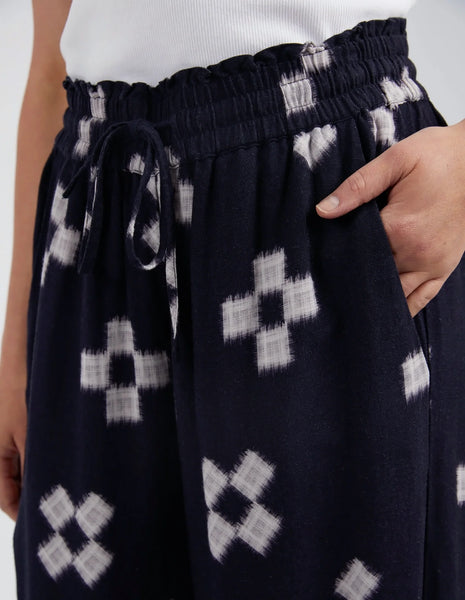 ELM Positano Pants - Navy Print