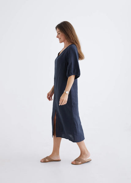 DEVINA LOUISE Elena Dress - Navy