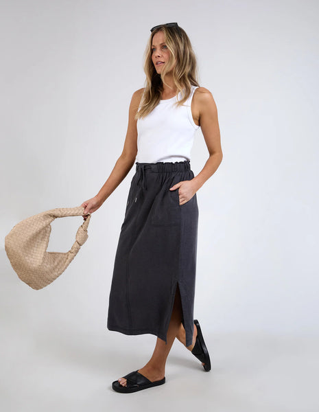 ELM Mila Utility Skirt - Washed Black