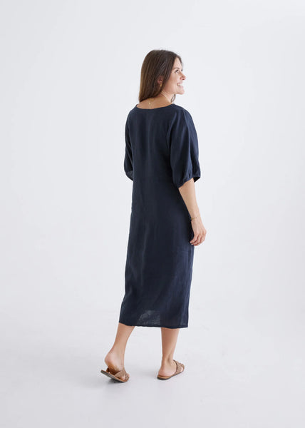 DEVINA LOUISE Elena Dress - Navy