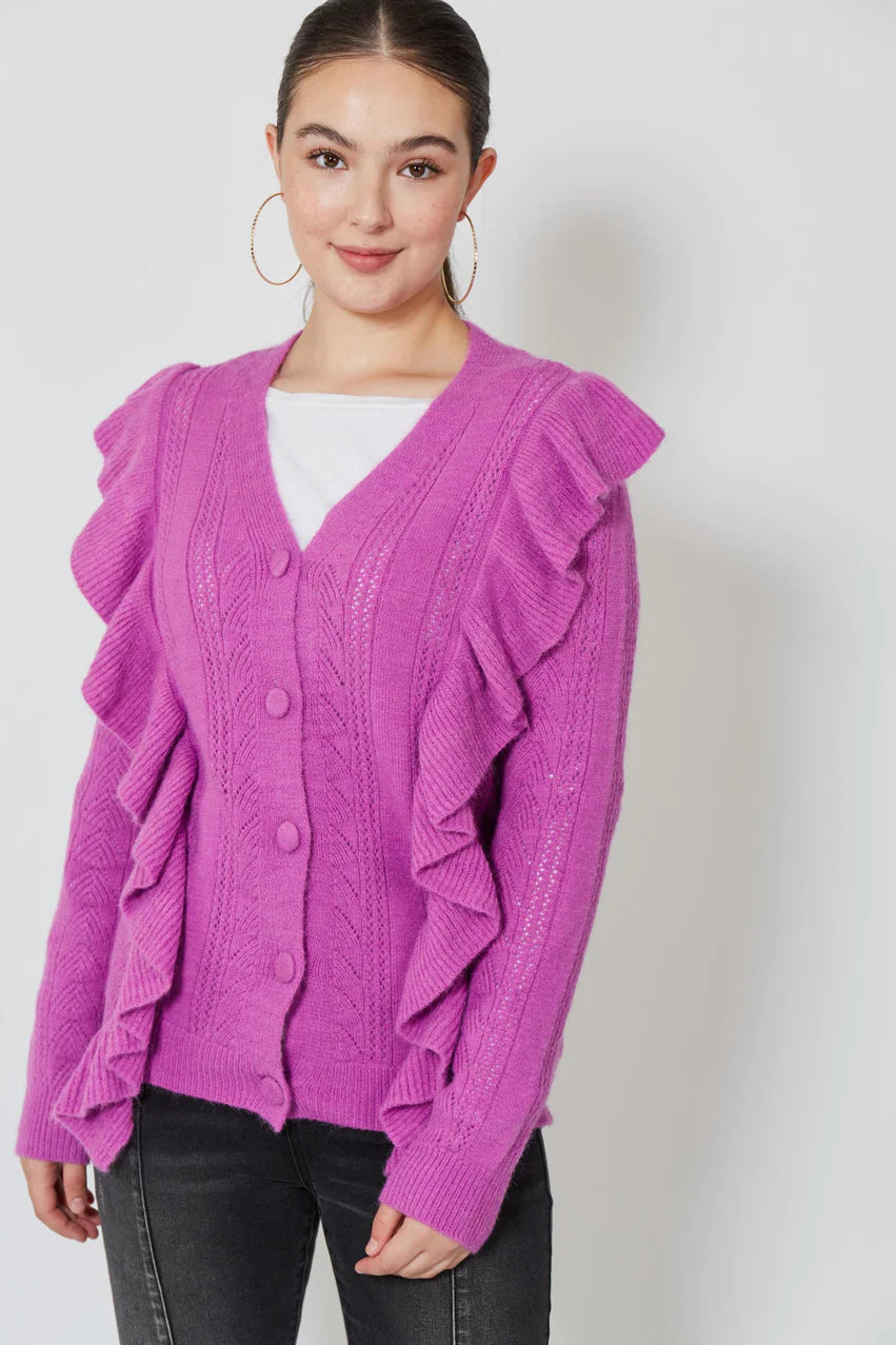 ISLE OF MINE Romy Ruffle Cardigan