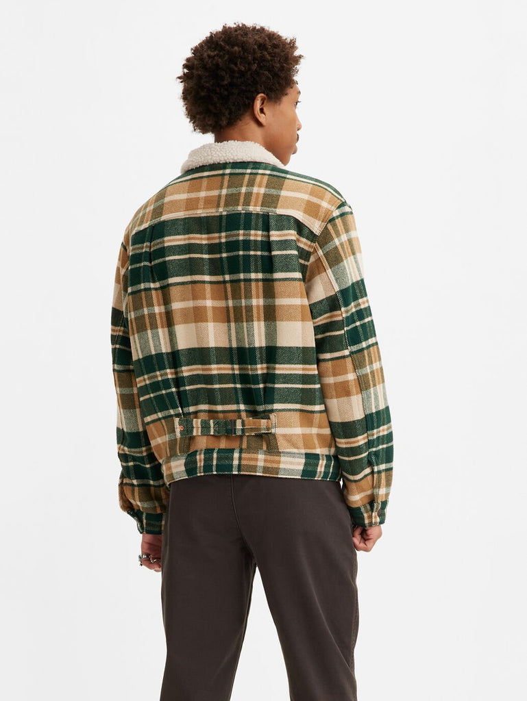 Levi's flannel best sale sherpa jacket