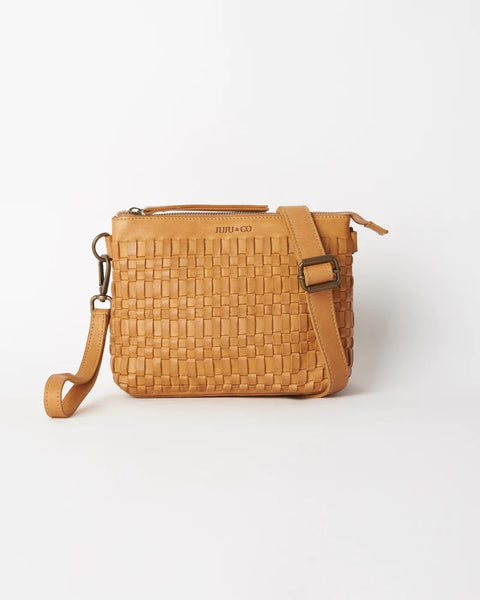 JUJU & CO Woven Pouch Bag