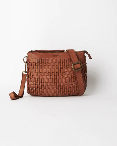 JUJU & CO Woven Pouch Bag