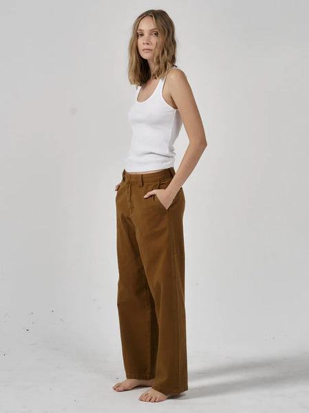 THRILLS Lax Low Slung Pant - Tobacco