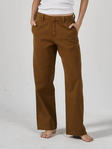 THRILLS Lax Low Slung Pant - Tobacco