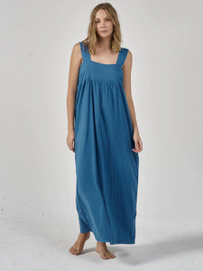 THRILLS Linnea Mid Length Dress - Lapis Blue